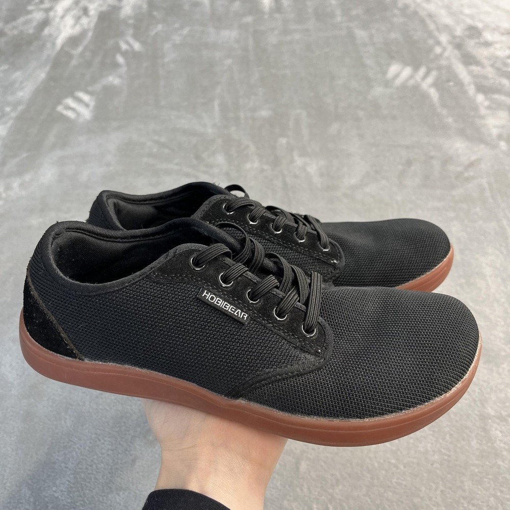 HOBIBEAR GS6968 Shoes Womens Size 7.5 Black Mesh‎ Low Top Walking Sneakers